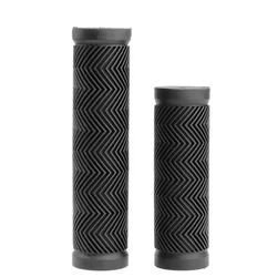 100mm 130mm Rubber Grips Bicycle Grip Bike Handlebar Grips MTB Mountain Bicycle Scooter Black Grip Suitable Diameter 22.2-25.4mm