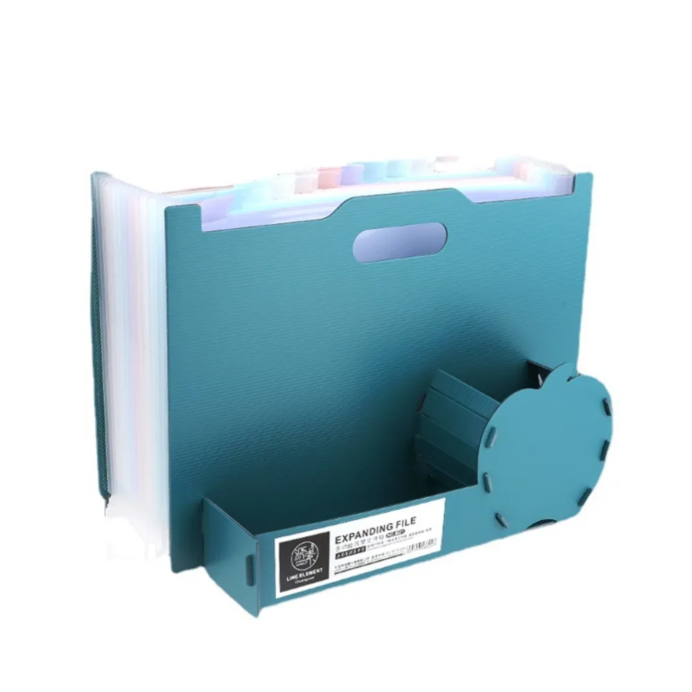 13 Layer Accordions Bag Large Capacity Waterproof Document Storage Pouch Expandable Portable Data Storage Bag