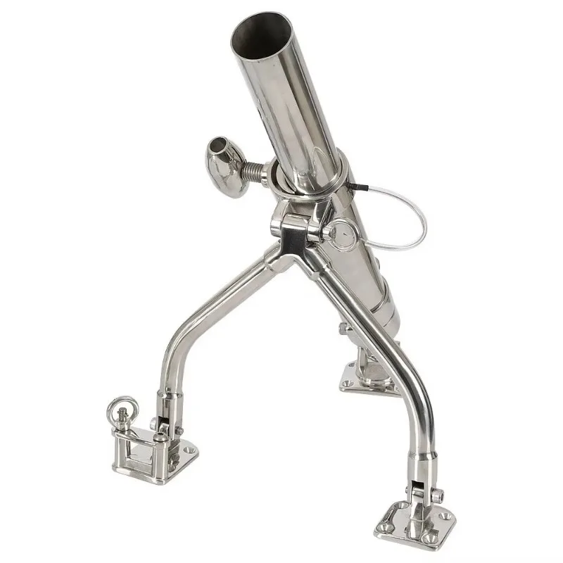 

Держатель для удочки из нержавеющей стали 304/316, регулируемый, с креплением на траверсу, морское оборудование, аксессуары для лодок