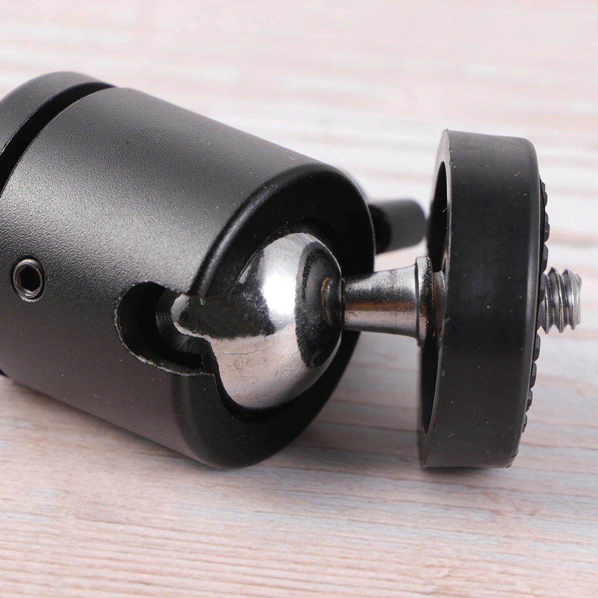 

2Pcs 360 Degree Rotating Mini Camera Tripod Ball Head Heavy Load Smooth Movement Compact Size Holder Mini Tripod Head