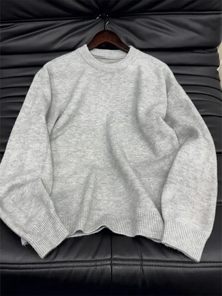 

Мужской вязаный свитер Thiened American Sle round Ne Basic Sle Winter Bravo Soft Comfortable ort Sve Top