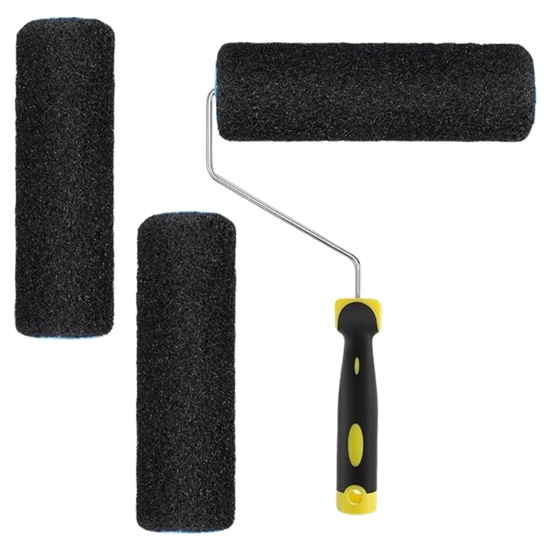9Inch Roller Set 3Pieces with Frame for Multipurpose Surfaces Painting