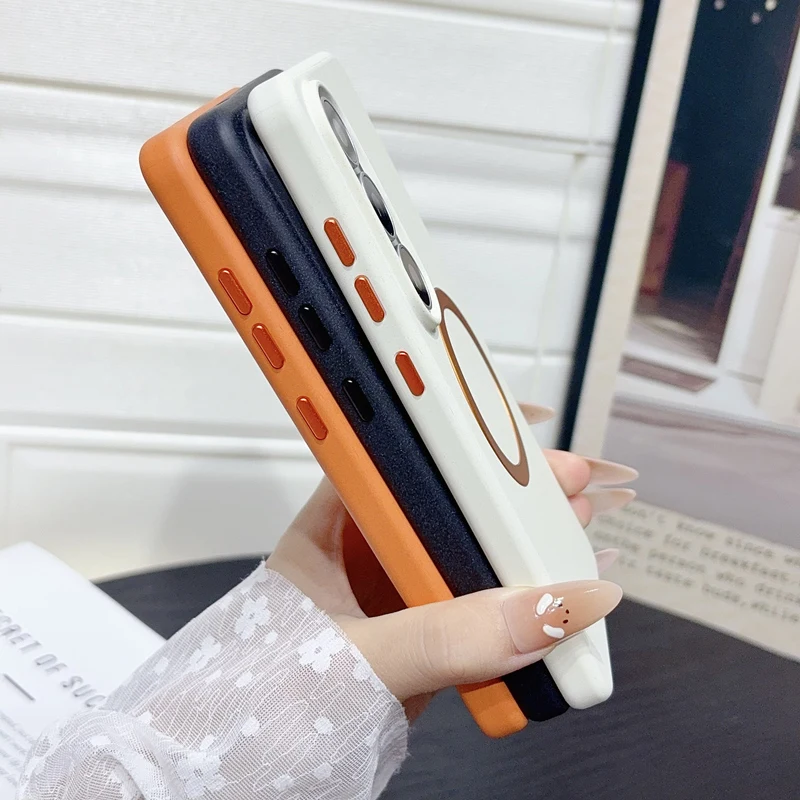 Magnetische Ultradünne Mattierte Hautfreundliche Hülle für Samsung Galaxy S26 Ultra S25Ultra S24Ultra Matte Kabellose Ladekompatible Sturzsichere Abdeckung – Detail 4