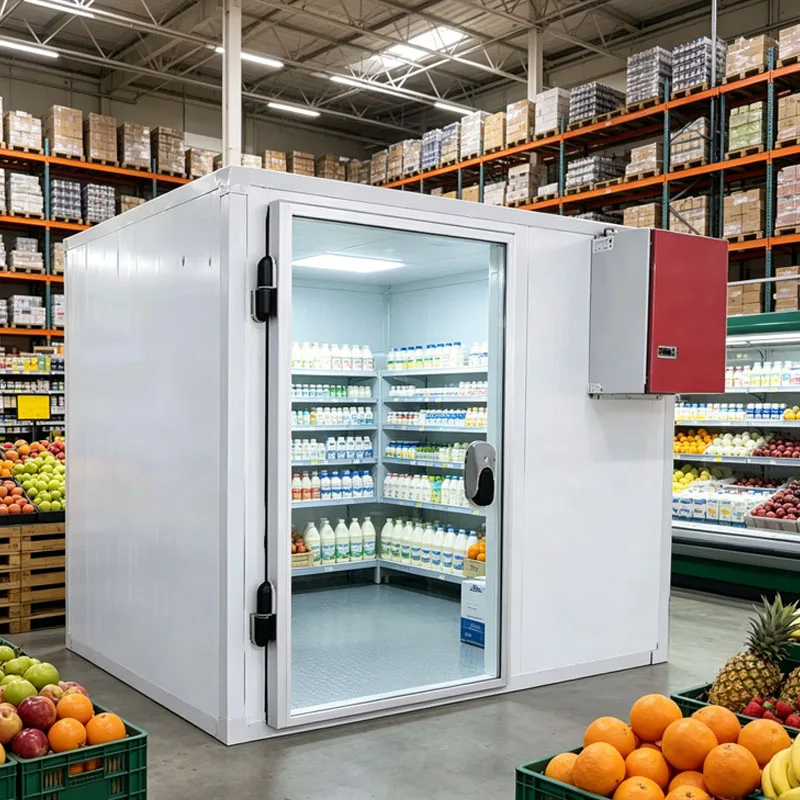 Industrial Walk In Cooler Modular Cold Room with Digital Temperature Control for Commercial Food Storage Customized