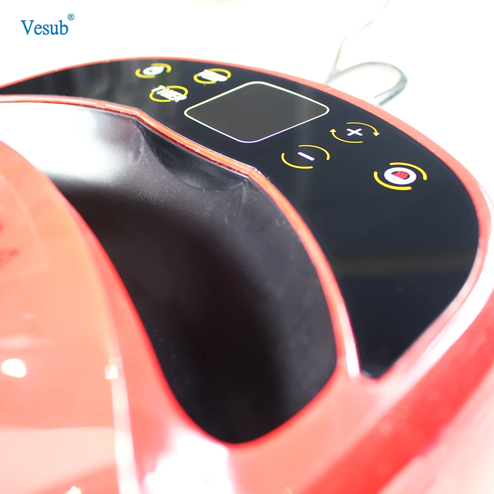 ماكينة طباعة تي شيرت صغيرة من ييوو فيسوب، ماكينة ضغط حراري محمولة سهلة الضغط 9 بوصة * 9 بوصة ماكينة ضغط حراري