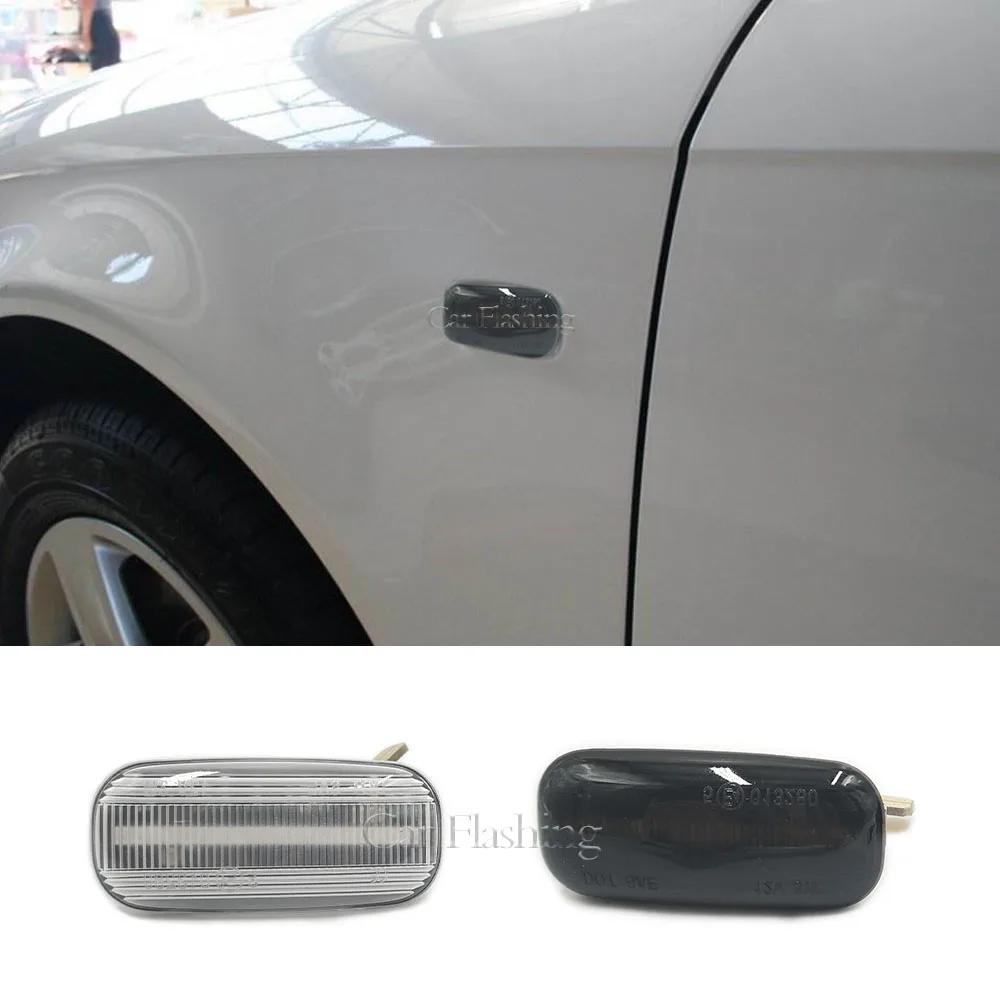 لأودي A3 S3 8P A4 S4 RS4 B6 B7 B8 A6 S6 RS6 C5 C7 Led ديناميكية الجانب ماركر بدوره إشارة ضوء متتابعة الوامض ضوء Emark