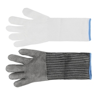 G5T5 Cut Resistant Glove Stainless Steel Mesh Metal Glove Cutting Glove for Butchers Cutting