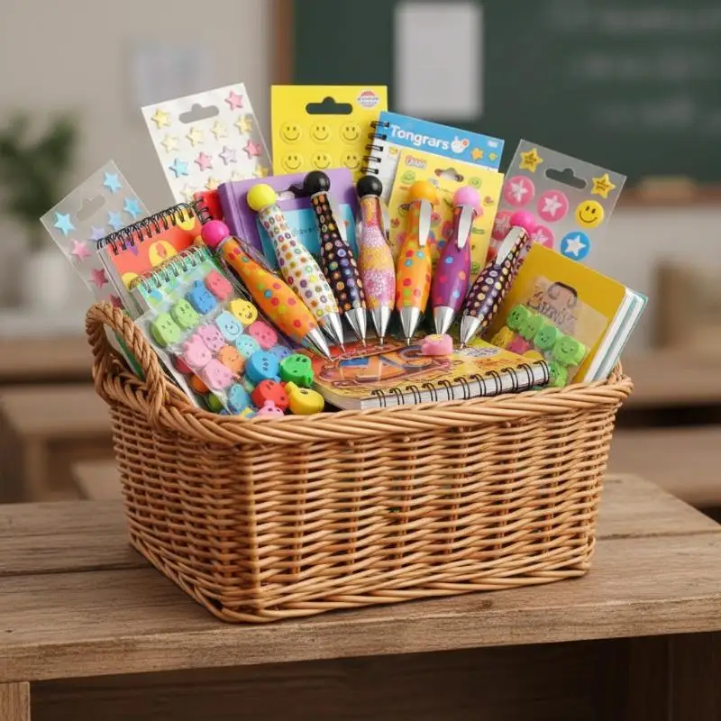 Short Mini Bowling Shape Pen Elegant Dot Flower Printed Boho Style Ballpoint Pen For School Office Supplies