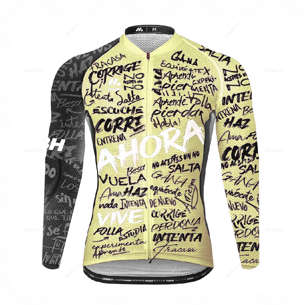 Quick-Dry Long Sleeve Spring&Autumn Cycling Clothing Road Bike Shirts Bicycle Jersey MTB Uniform Ropa Maillot Ciclismo Hombre