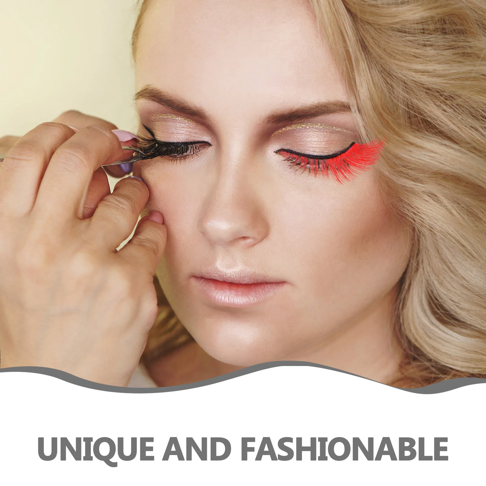 5 Pairs Colored False Eyelashes Short Dense Design Reusable Lightweight Comfort For Daily Wear Makeup Accessories Cluster Lash