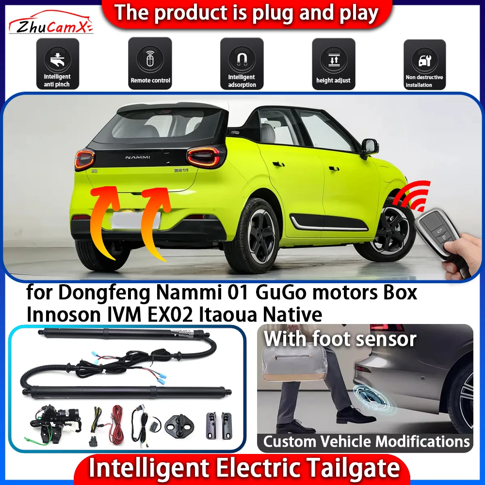 

Smart Powered Tailgate System for Dongfeng Nammi 01 GuGo motors Box Innoson IVM EX02 Itaoua Native Automatic Intelligent Trunk