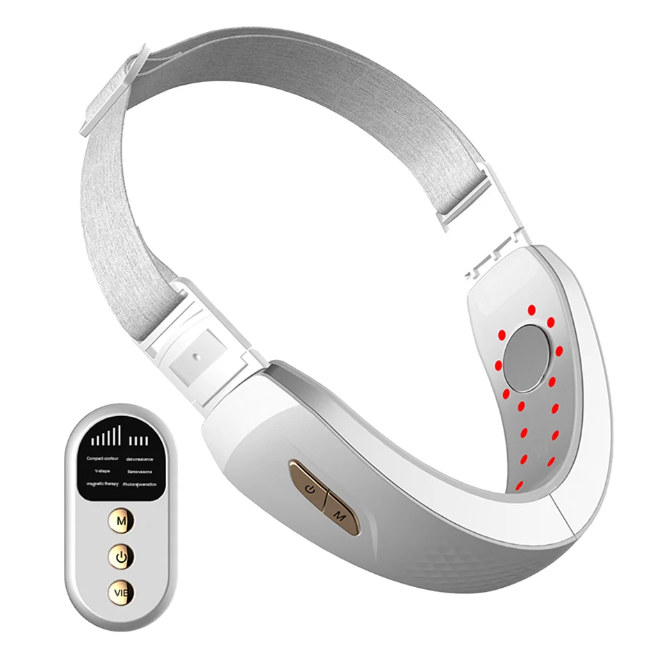 

STLF Facial Lifting Device Led Photon Therapy EMS V Shape Face Lift Vibration Massager Double Chin V-shaped Cheek Lift Face Devi