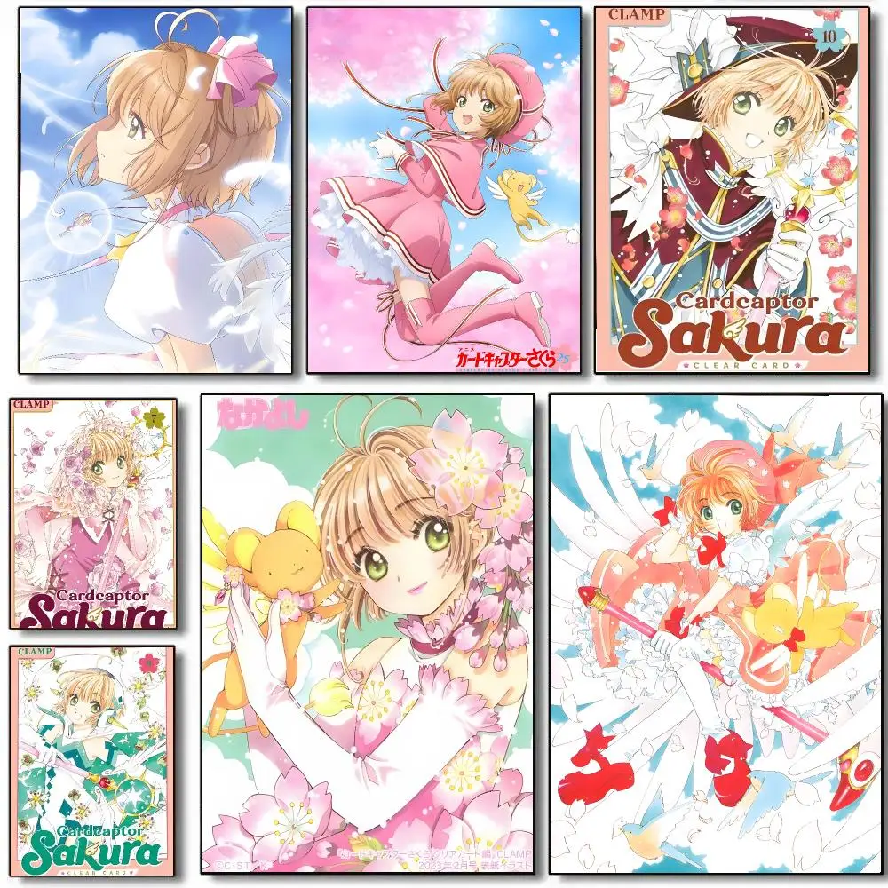 Anime C-Cardcaptor Sakura Poster HD Waterproof Aesthetic Wall For Home Decor Trendy Durable Easy To Apply Art