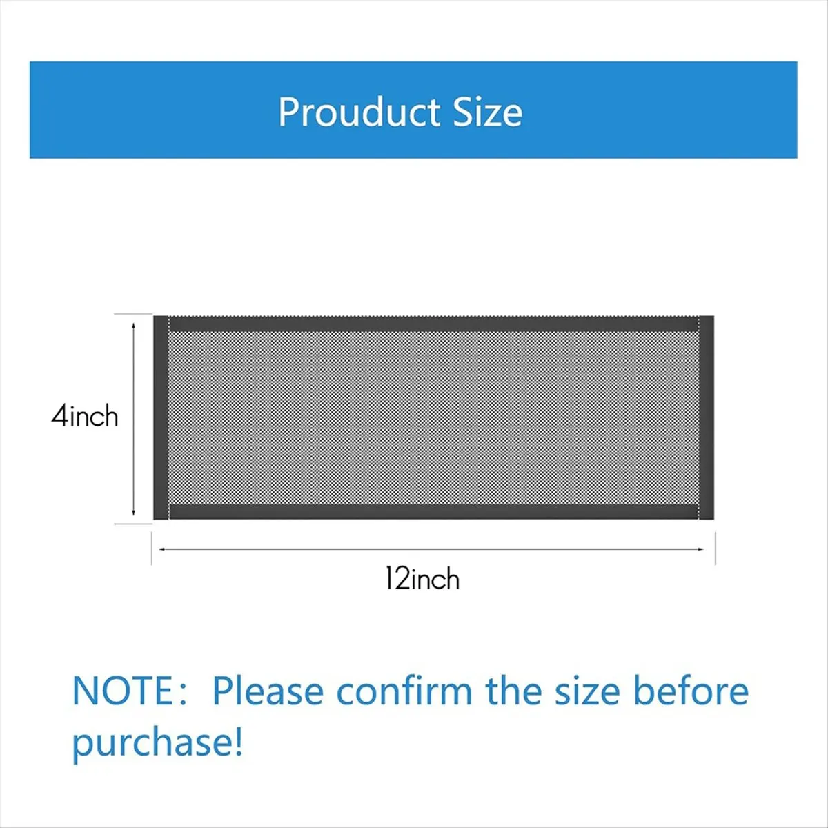 

ABZT Floor Vent Covers,4x12In Magnetic Vent Covers Mesh Screen Air Vent Filter,Floor Register Vent Covers for Home Floor,A