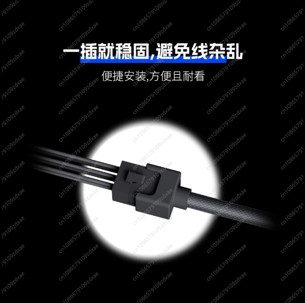 GPU 6-Pin Power Extension Cable, 1-Wire Continuous Cord for Computer Graphics Card