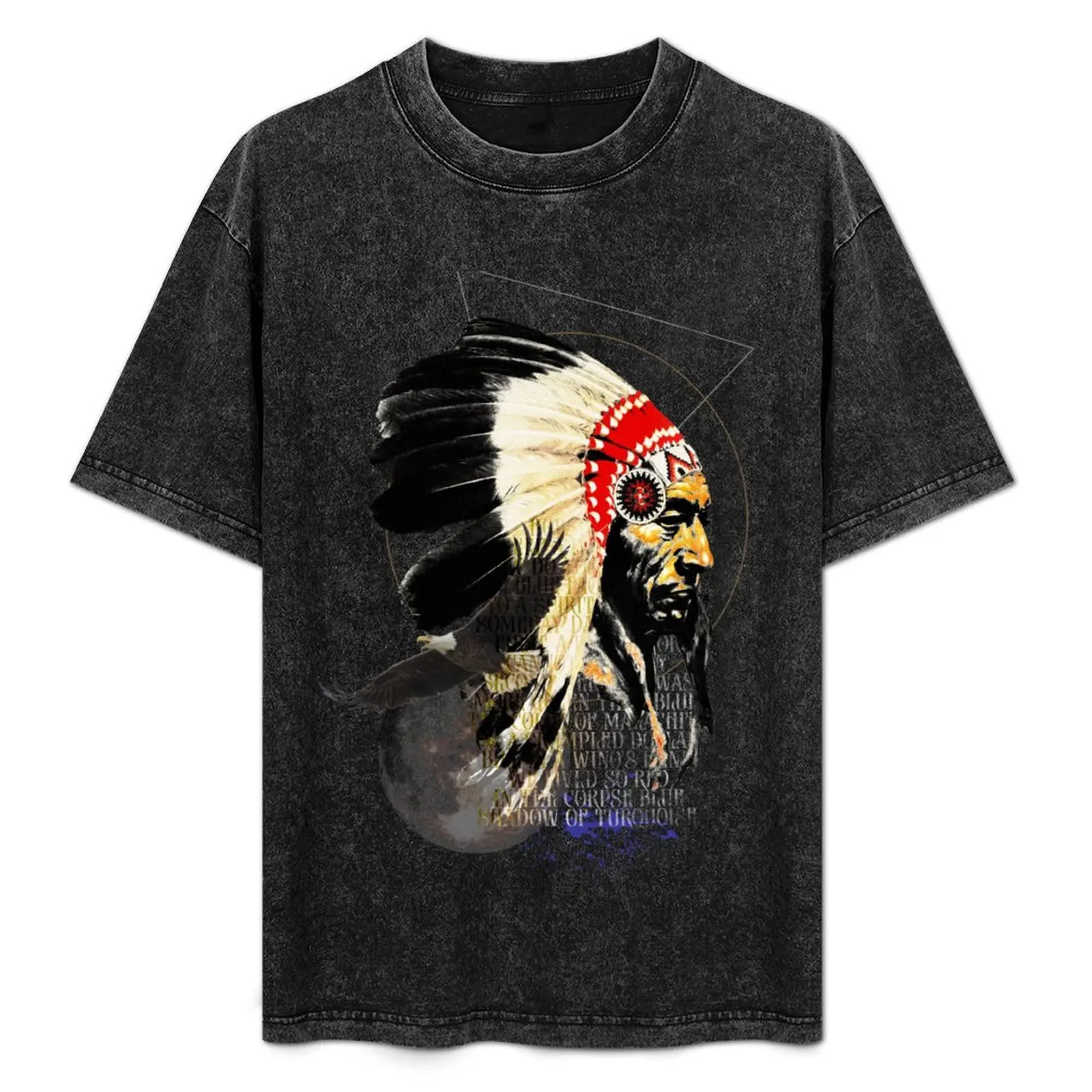 T-Shirt Tribal Chief Art Poem, T-Shirt de sport léger à séchage rapide