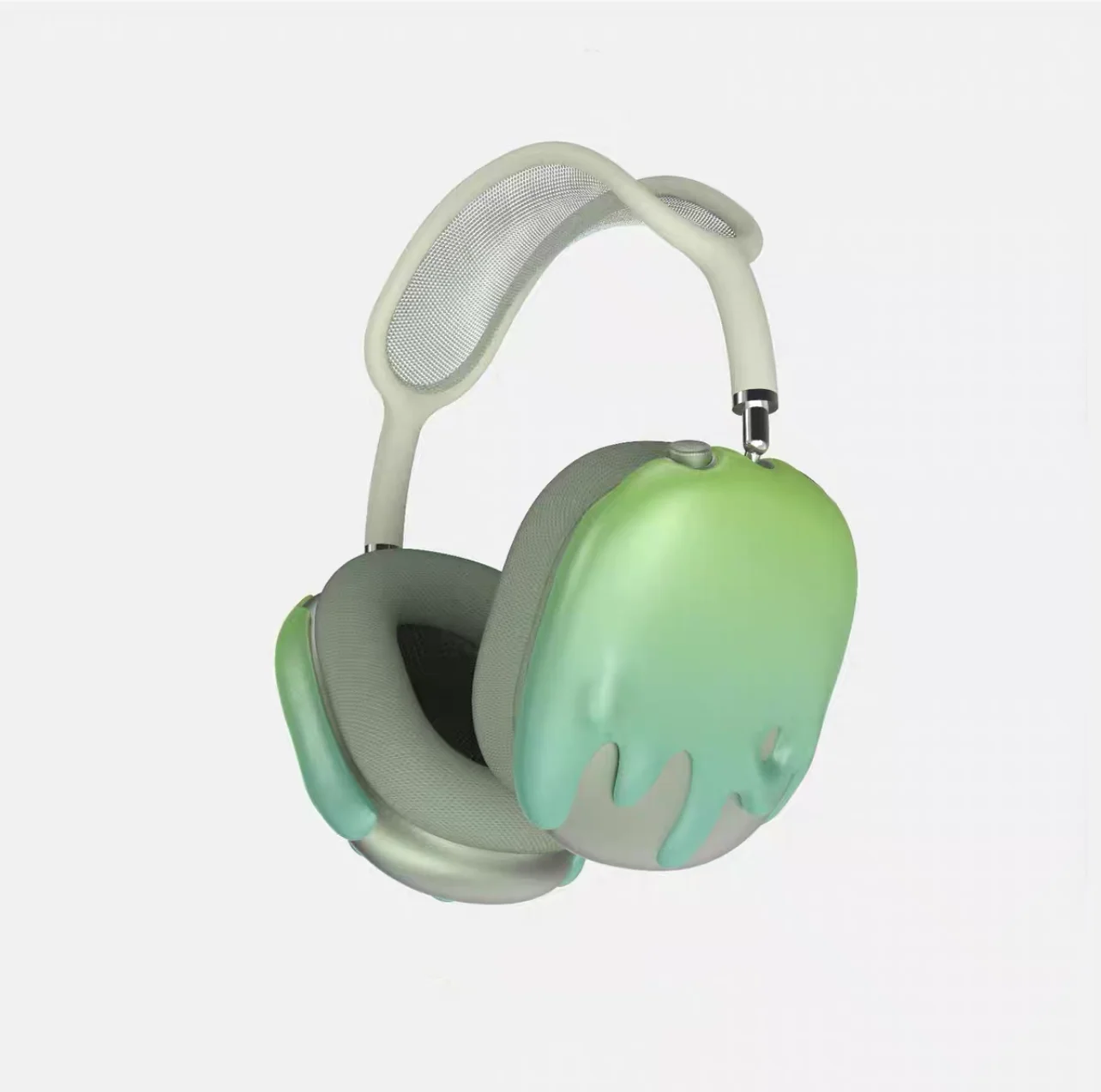 Градиентный чехол для наушников, декоративный аксессуар для чехла для наушников с повязкой на голову, подходит для AirPods Max