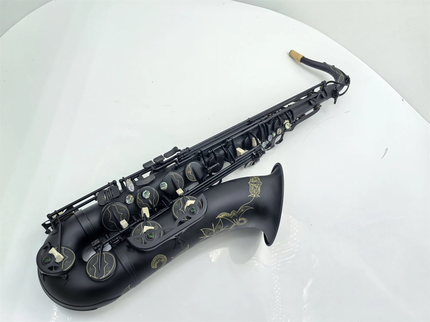 

Real Pictures Tenor Saxophone B Flat Nickel Plating Professional Instrument With Case Mouthpiece Accessories