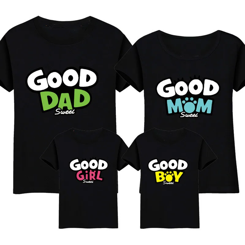 

Good All Family Member T-Shirt Family Matching Outfits, Dad Mom and Kids T Shirt Gift