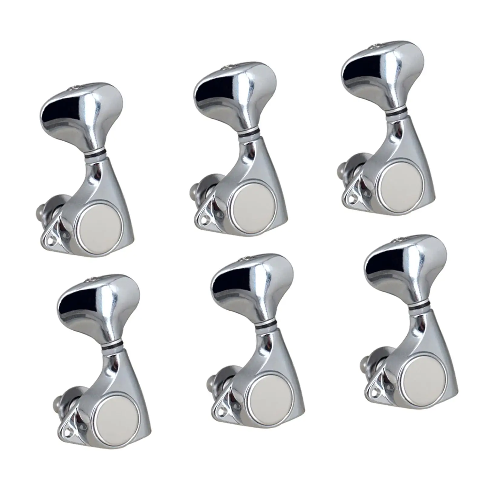 6Pcs Guitar Tuning Key Pegs 1/18 Sealed Tuners Set for Acoustic Ukulele Folk