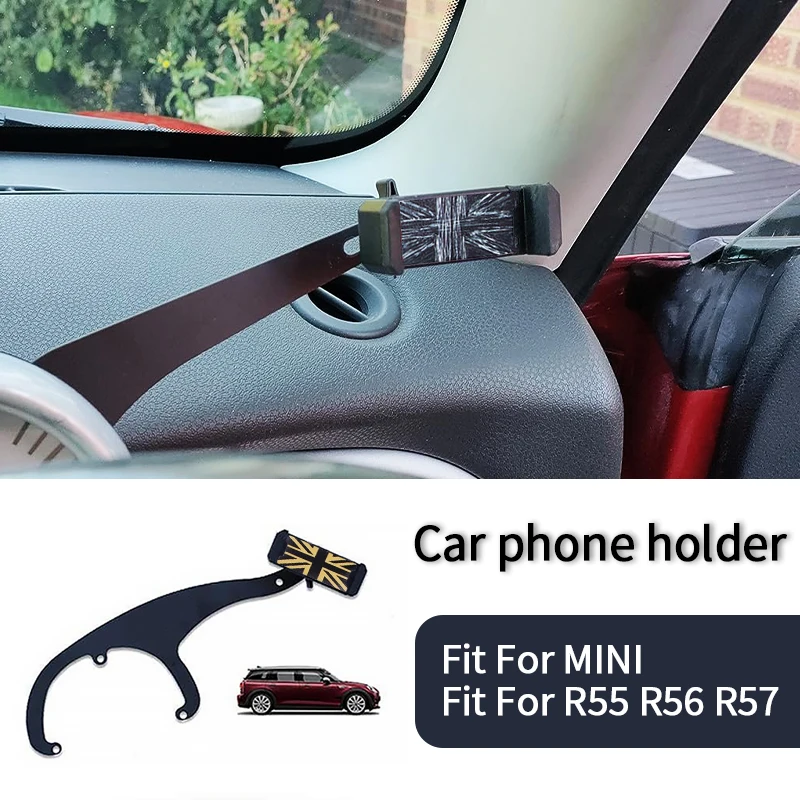 

For MINI Cooper R55 R56 R57 Car Phone Holder Bracket Interior Mobile Navigation Holder Car Styling For Mini Accessories