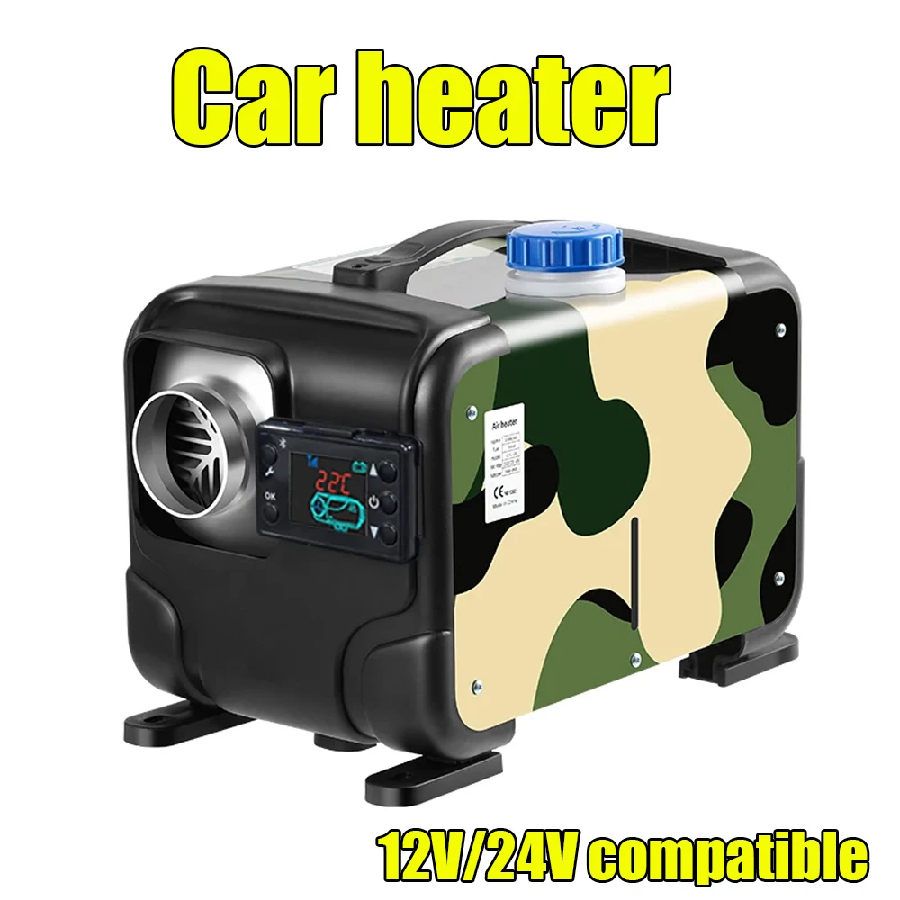 Bluetooth Heater Portable All in One Air Heater Single Hole Outlet Plastic Air Heater Suitable For Trucks 5KW 12V/24V/220V