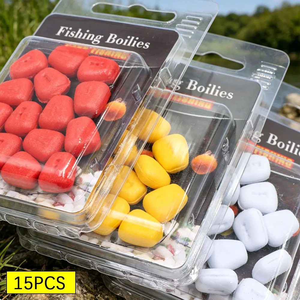 15 stücke Karpfen Angeln Köder Mais Pop Up Boilies Gefälschte Simulierte Mais Locken Methode Feeder Angeln Rig Schwimmenden Fisch Tackle zubehör – Detail 6