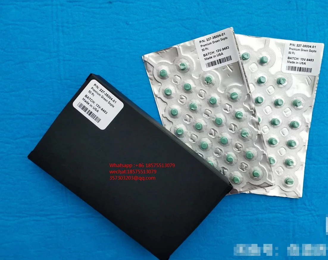 Shimadzu Sampling Pad 227-35004-01 Premium Green Septa 50pcs/box Gas Phase Advanced Green Non-adhesive Spacer