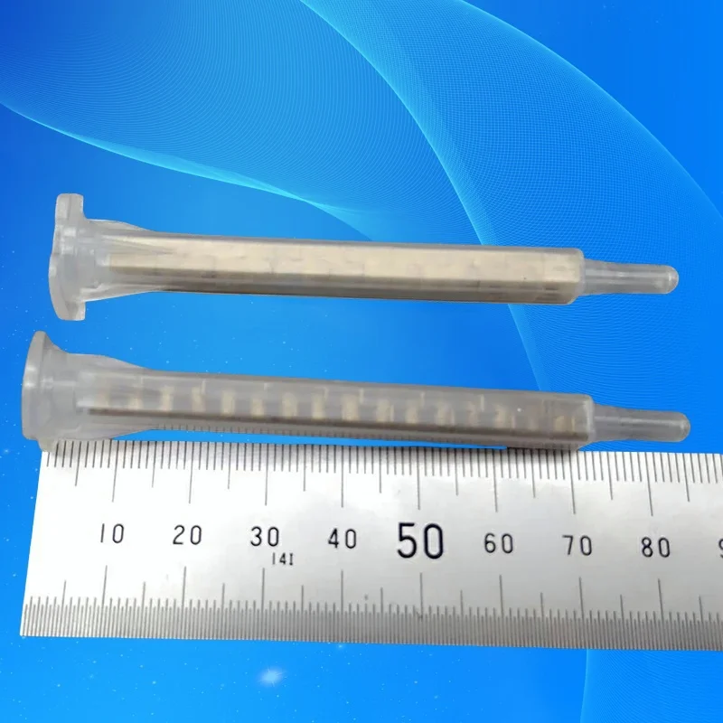 Free Shipping Golden Color Resin Square Static Mixer FMF6-16 30Pcs Mixing Nozzle For Duo Pack Epoxies