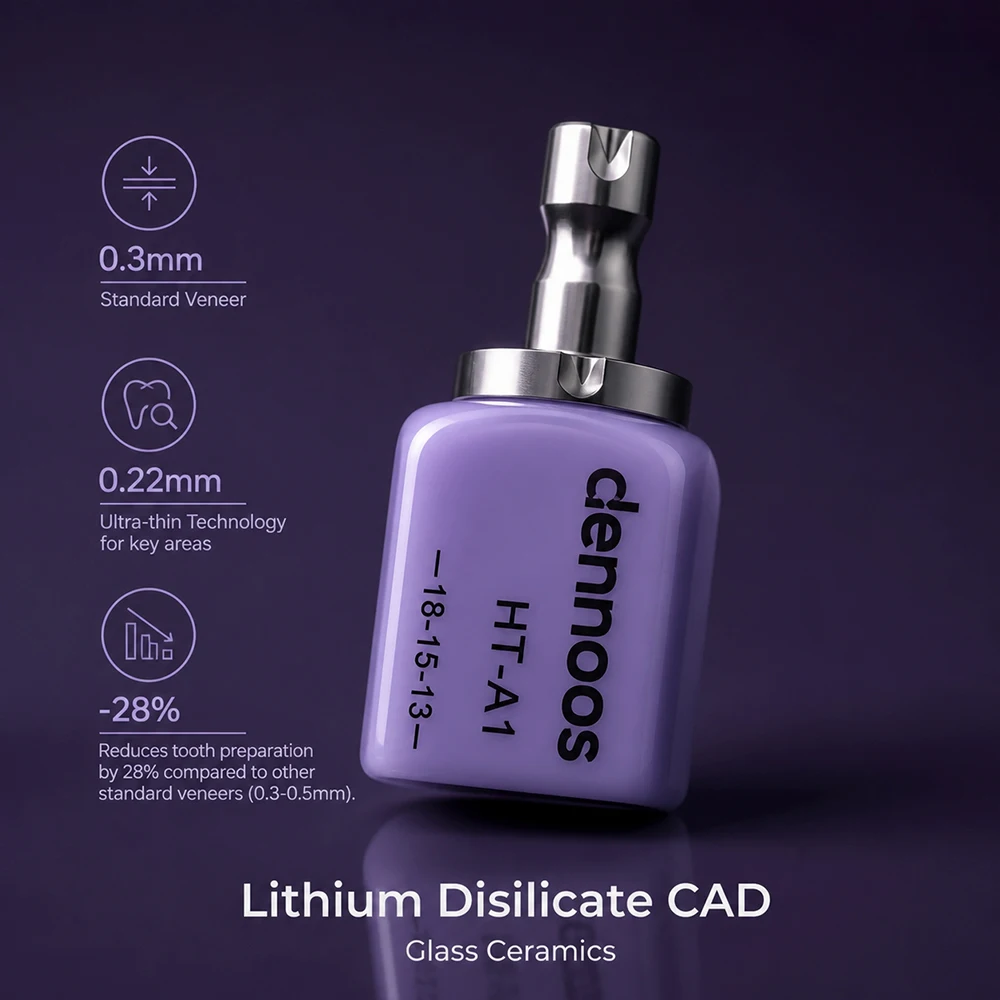 10/20/30 C14 Lithium Disilicate Blocks Dental High Strength 637MPa Glass Ceramic for Crown Bridge Veneer Inlay Lab Material