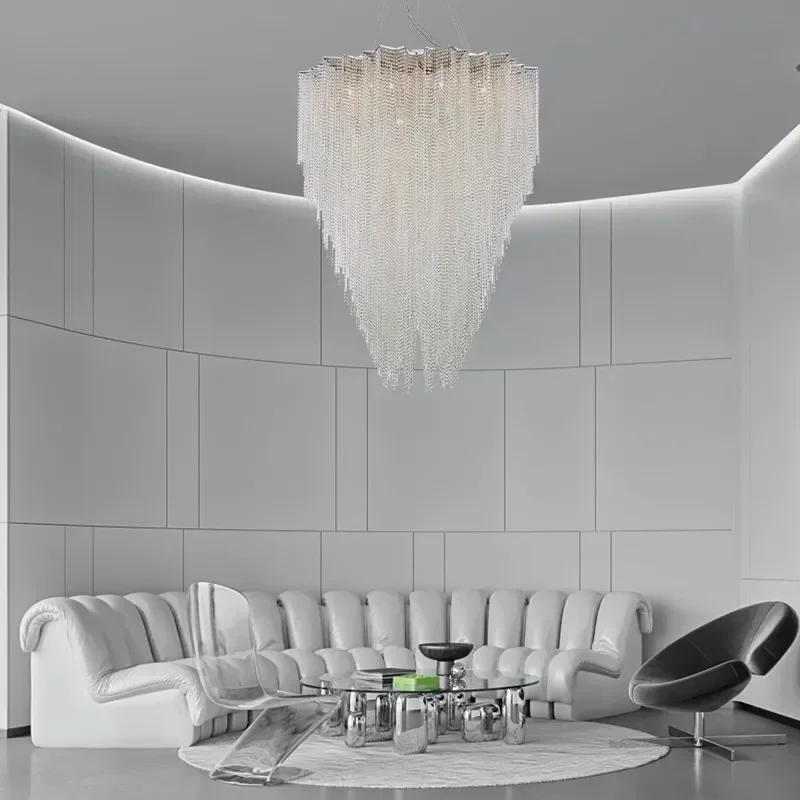 Luxury Crystal Chandelier For High Ceiling Living Room Lighting K9 Cristal Lighting Hotel Lobby Project Lighting Custom