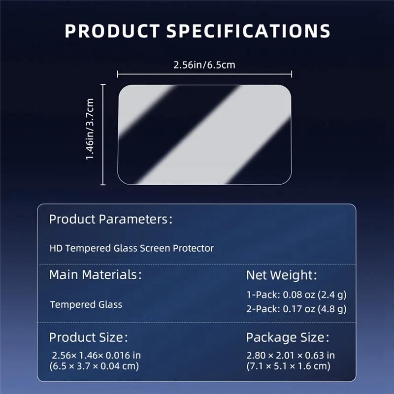 A003 Camera Lens Screen Protector For Insta 360 Go Ultra Tempered Glass Screen Protection Film Action Camera Accessories