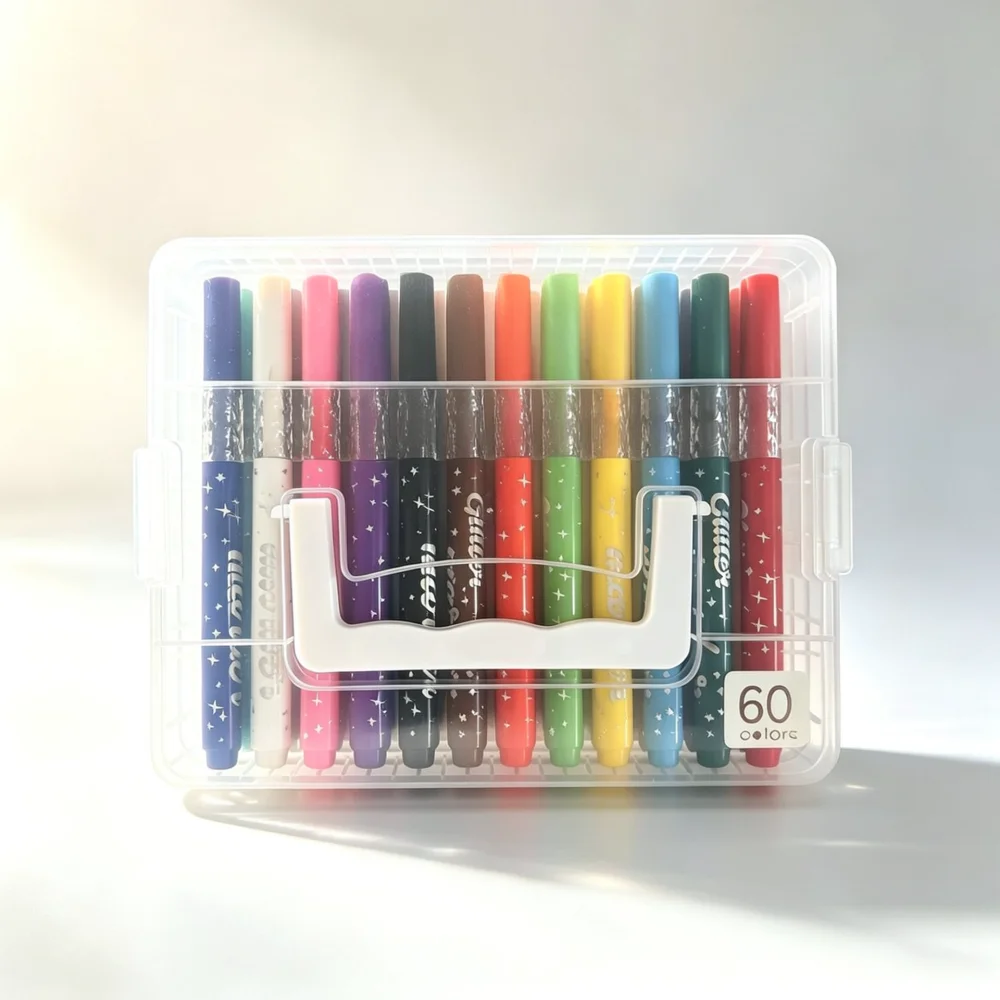 Dual Head Shimmer Ink Markers For Scrapbooking Drawing Painting School Office Stationery Supplies Creative Craft