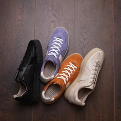 German Military Trainer Shoes Fashion Sneakers GAT Classic Genuine Leather Rof Stlye Hand Stitching Shoes for Men Vintage Women