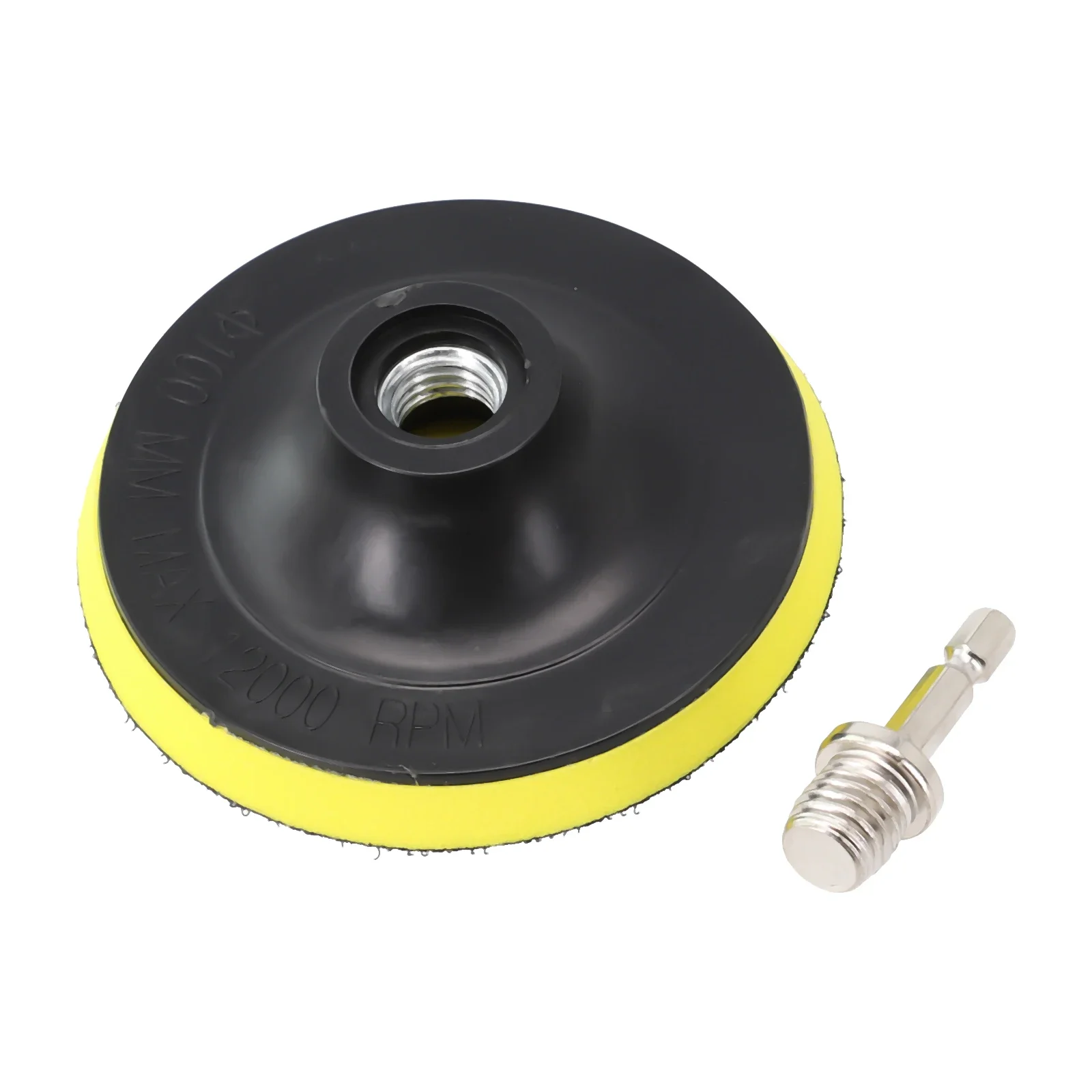 Disco de pulido autoadhesivo, almohadilla de respaldo con adaptador de rosca para herramientas rotativas, amoladoras de troquel, taladros eléctricos, 3-7 pulgadas