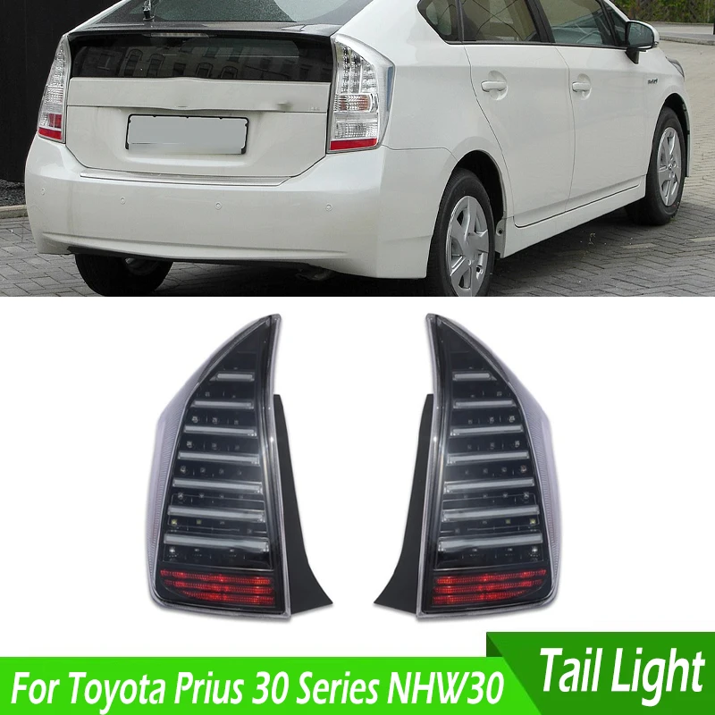 

For Toyota Prius 30 Series NHW30 2009 2010 2011 2012 2013 2014 2015 1 Pair LED Rear Tail Light Brake Light Taillights Assembly