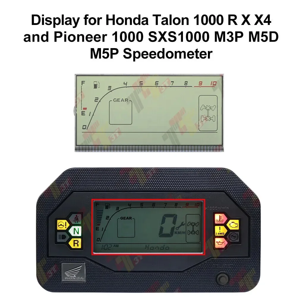 Ecran-lcd-pour-compteur-de-vitesse-honda-talon-1000-r-x-x4-et-pioneer-1000-m3p-m5d-m5p