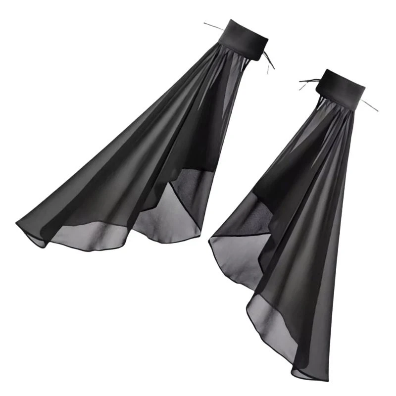 

5asd Tulle Arm Cover Long Sleeve for Bridal Gown Dress Decorative Sleeves Shirt Bishop Sleeve Dress Decorative Long Sleeve