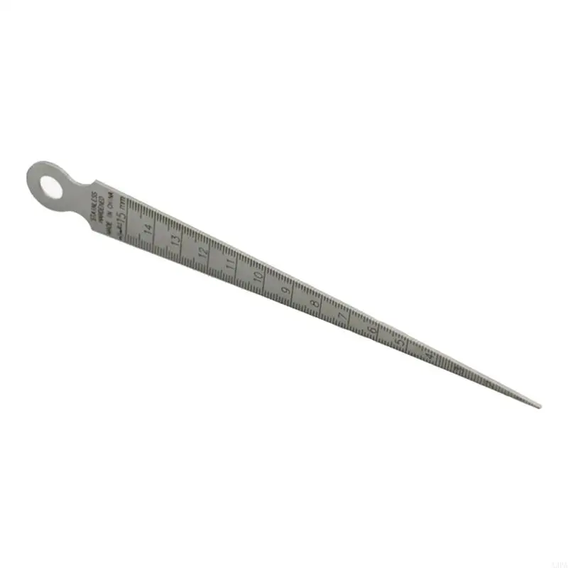 A3PA 0-15mm Stainless Steel Feeler for Gap Hole Taper Gauge Test Ulnar Metric I