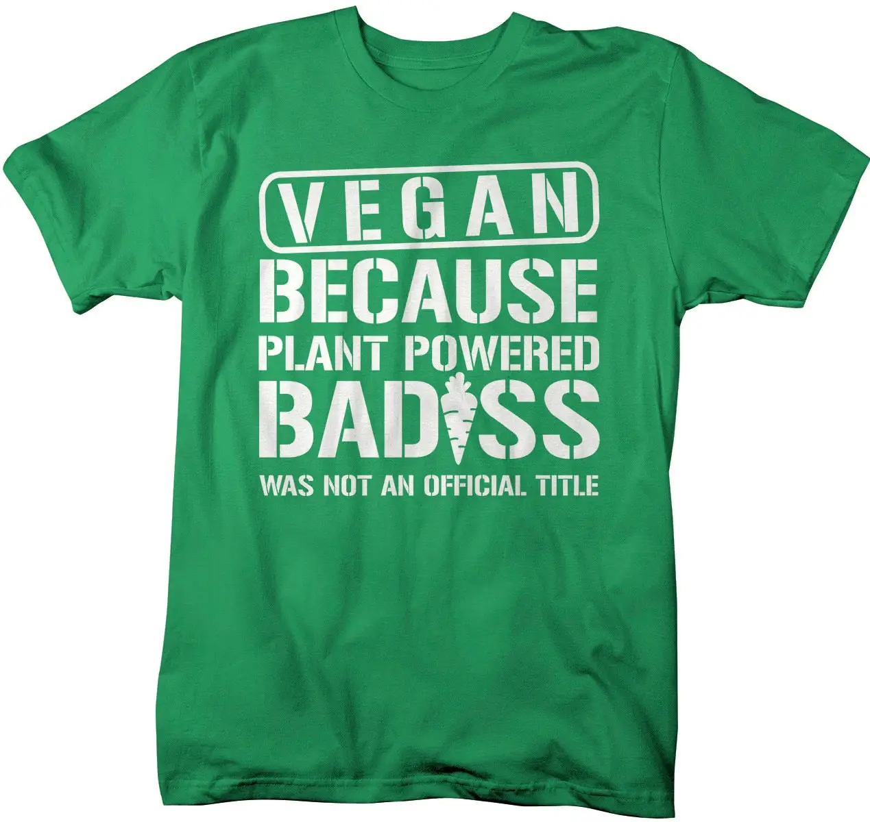 Men's Vegan Plant Powered Bad ss Funny T shirT For Vegans Herbivore