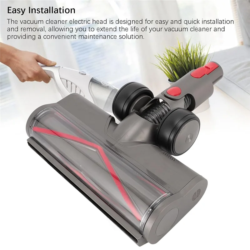 

A17F-Electric Roller Brush Head Fordyson V7 V8 V10 V11 V15 Vacuum Cleaners Parts Withled Lights Hardwood Floor Attachment