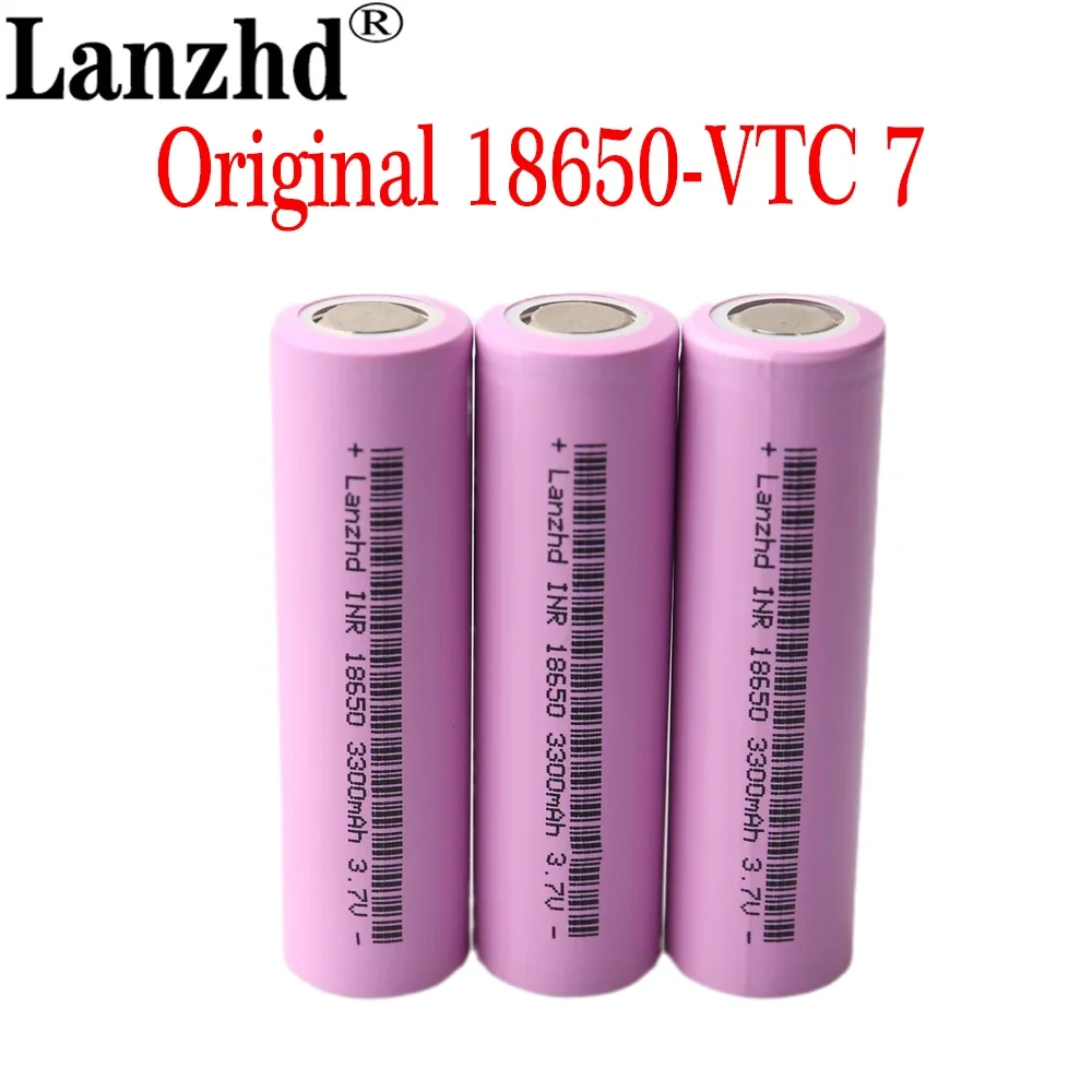 5PCS 3.7V Li battery 18650 For Tools Led Rechargeable battery 35E 3300mah Li ion lithium batteries DIY 17A current battery