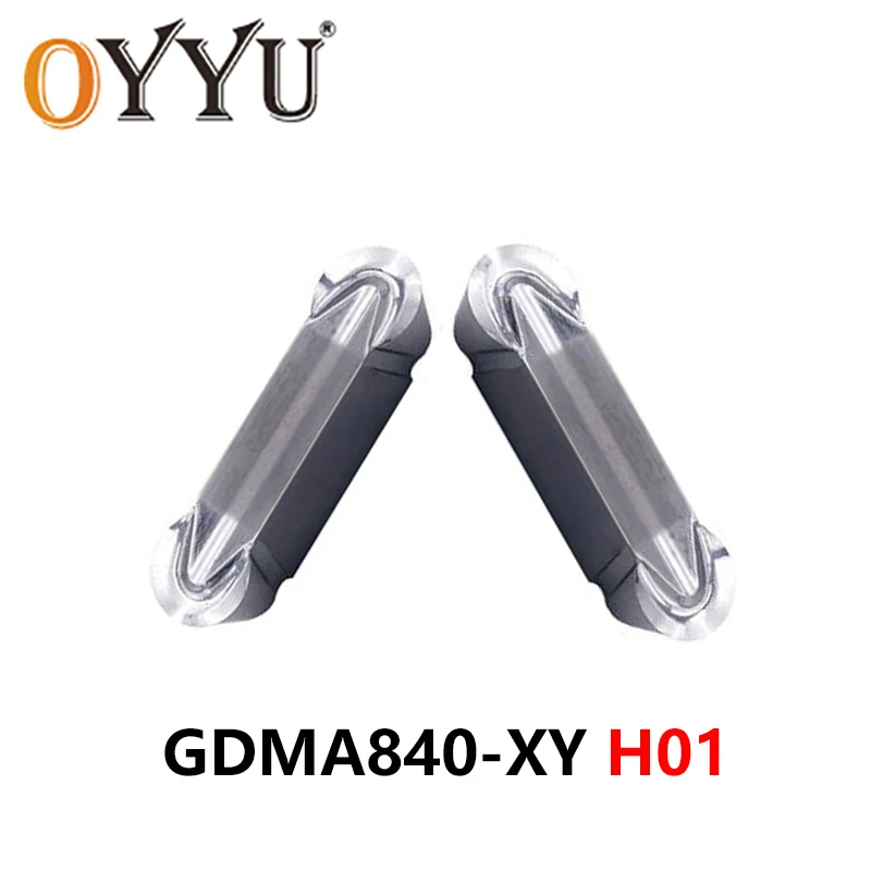 

OYYU 10PCS GDMA840-XY H01 CNC Machine Turning Tools GDMA840 XY Metal GDMA 840 Lathe Cutter Wheel Carbide Inserts For Aluminum