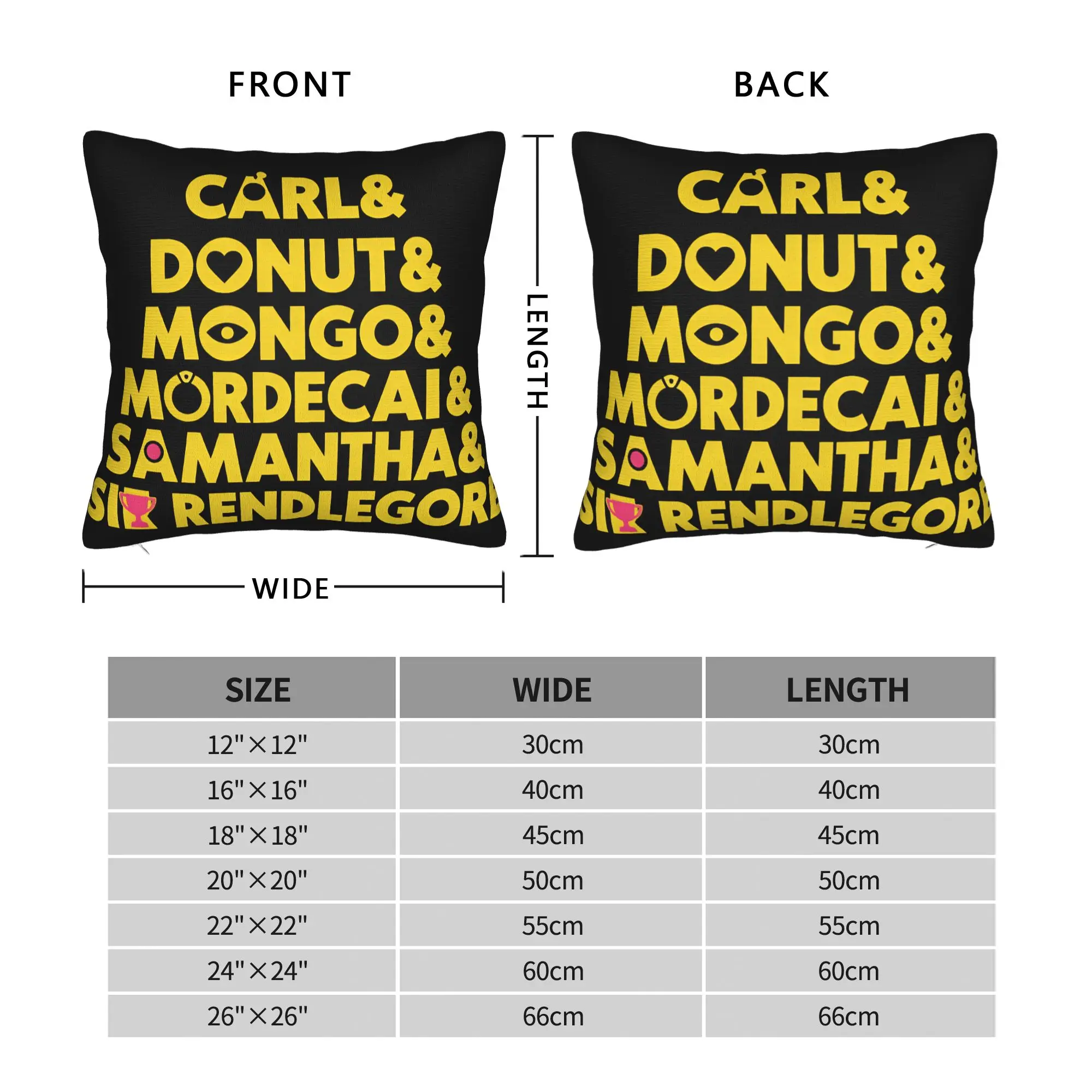 Dungeon Crawler Carl Donut Mordecai Mongo 1 Pillow Cover  Novelty Pillow Case For Sofa Couch Bed Living Room Soft Cushion Cover