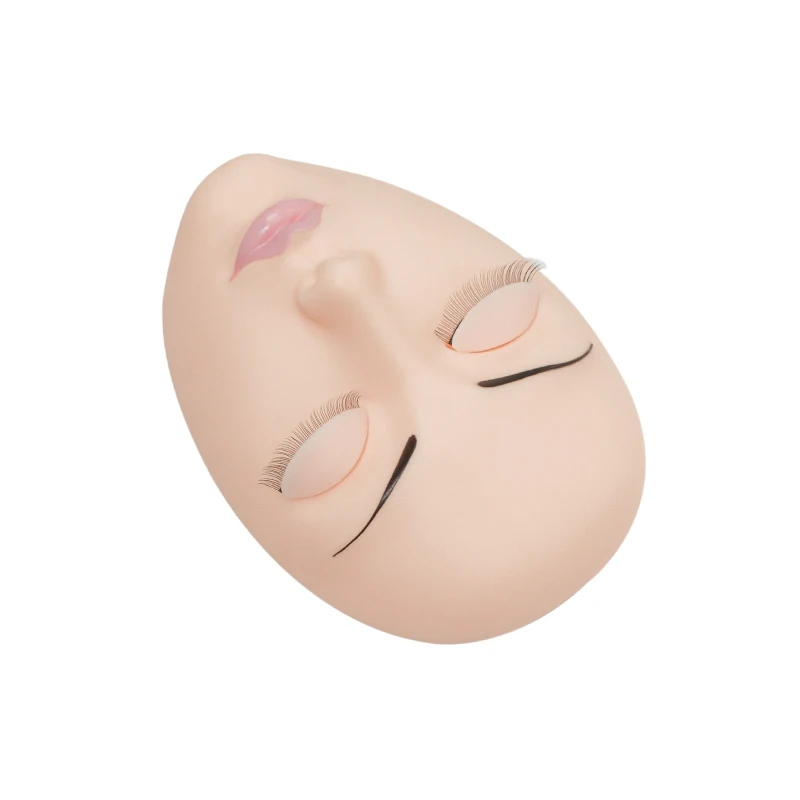Lash Extension Training Head with Removable Eyelids