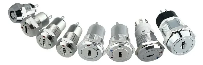 19MMPower Electronic Stainless Steel Phone Switch Lock Key Elevator Station Single&Double Pull 1201/03/04/1601/1901/1902 2 Keys