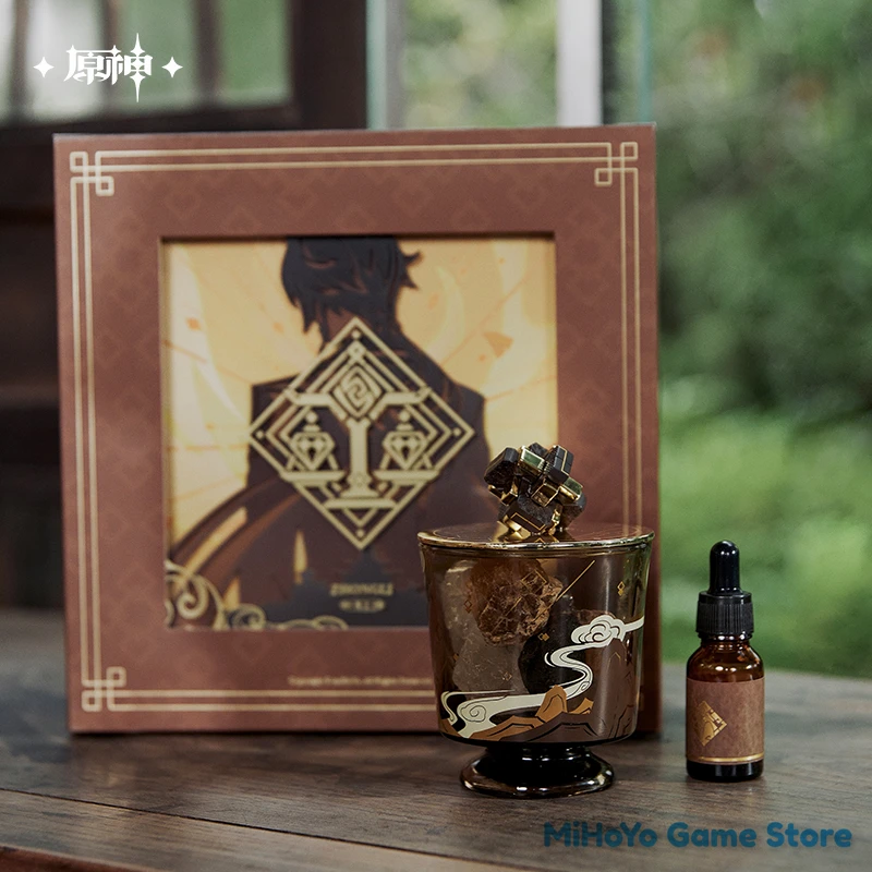 

[Genuine] Zhongli Gift Box MiHoYo Official Genshin Impact Zhong Li Theme Series Aromatherapy Original Doujin Zhongli Gifts