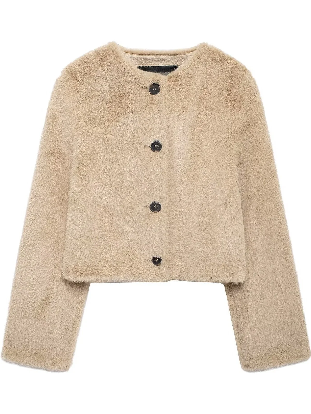 Faionable ort Pelliccia artificiale Jaet Ele Cappotto da donna casual dimagrante per la stagione autunnale e invernale in Cina