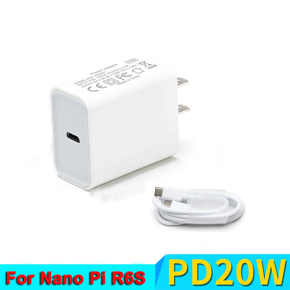 20W PD Power Supply for Nano Pi R6S/R6C/R5C/VisionFive 2 And More