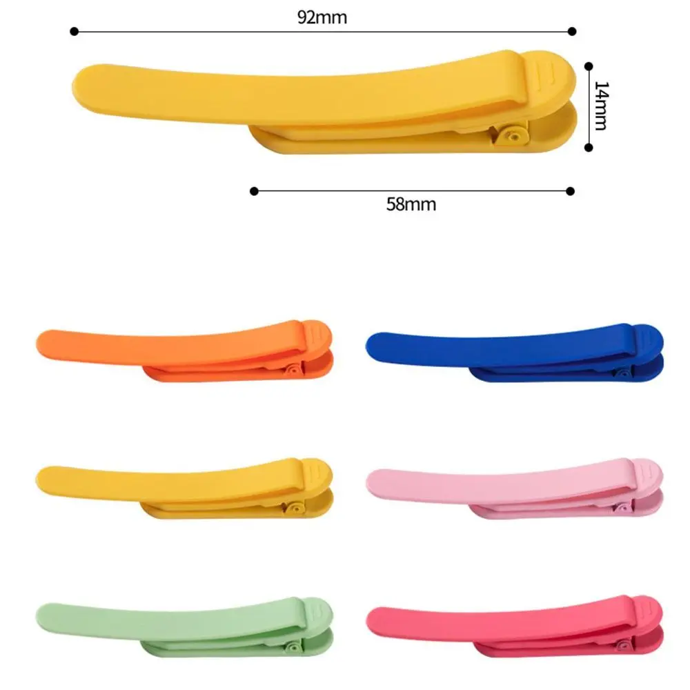 Versatile Use Automatic Record Page Markers Reading Tool Silicone Reading Clip Simple Book Insert Document Divider Stationery